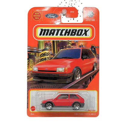 Matchbox 1983 Ford Fiesta MK2 1:64 Diecast Red