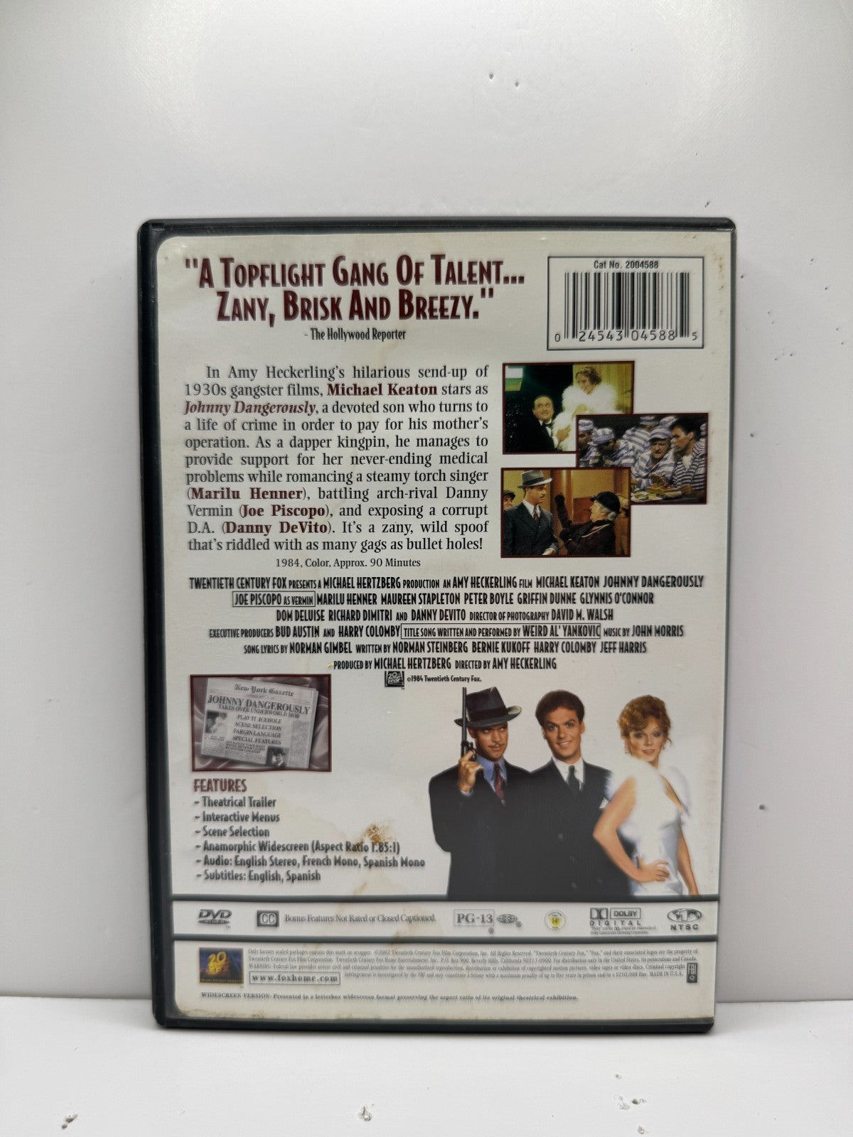 Johnny Dangerously (DVD) Michael Keaton Comedy