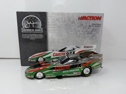 Action NHRA Historical John Force 1995 Pontiac Firebird Chrome 1:24 Diecast