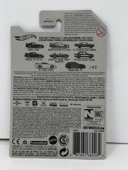 Hot Wheels 2 Fast 2 Furious Nissan Skyline GT-R R34 1:64 Diecast Silver