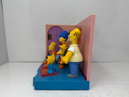 Simpsons World of Springfield Original Simpson's Now & Then Playmates Diorama