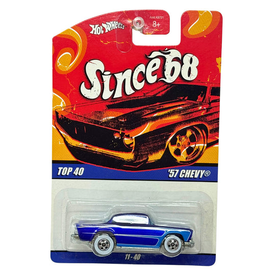 Hot Wheels Since '68 Top 40 1957 Chevy Muscle Car 1:64 Diecast