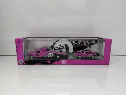 M2 Machines Mopar 1974 Dodge Truck & 1969 Dodge Dart Swinger 340 1:64 Diecast