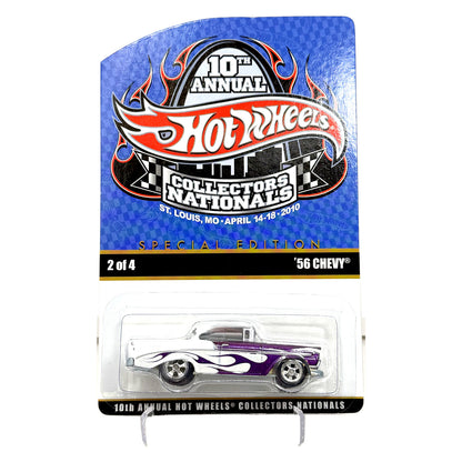 Hot Wheels 2010 10th Collectors Nationals 1956 Chevy 1:64 Diecast 1886/2400