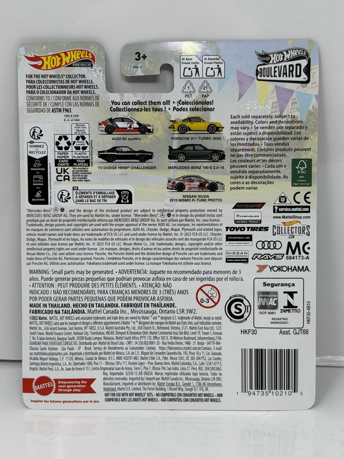 Hot Wheels Premium Boulevard #81 Audi S4 Quattro 1:64 Diecast