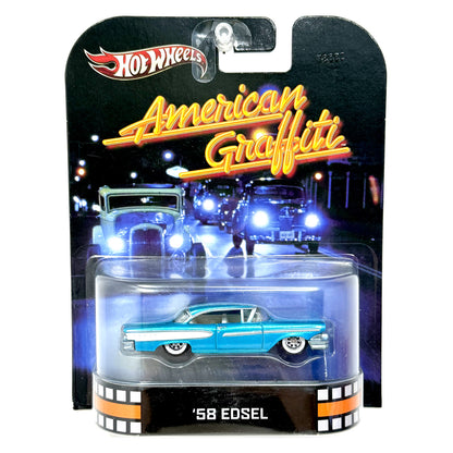 Hot Wheels Retro Entertainment American Graffiti 1958 Edsel 1:64 Diecast