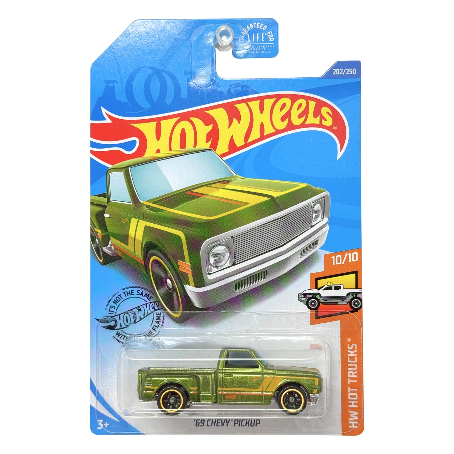 Hot Wheels Super Treasure Hunt 1969 Chevy Pickup HW Hot Trucks 1:64 Diecast