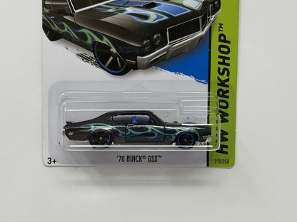 Hot Wheels Heat Fleet 1970 Buick GSX 1:64 Diecast Black V2
