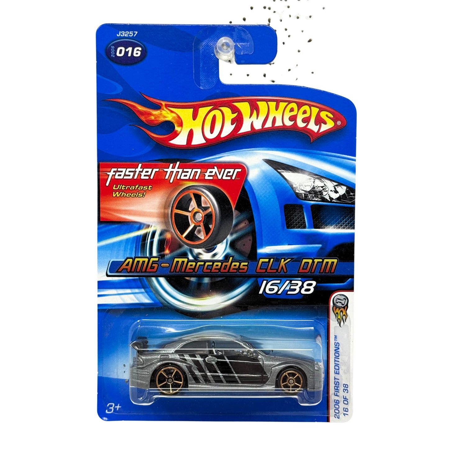 Hot Wheels Faster Than Ever 2006 AMG Mercedes CLK DTM 1:64 Diecast Gray