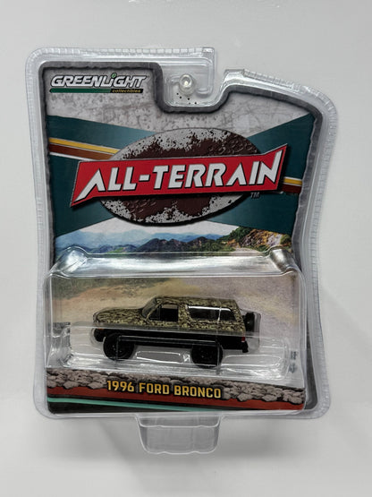 Greenlight All-Terrain 1996 Ford Bronco Camo 1:64 Diecast