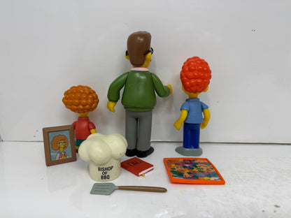 Simpsons World of Springfield Flanders Family Figure Set Playmates