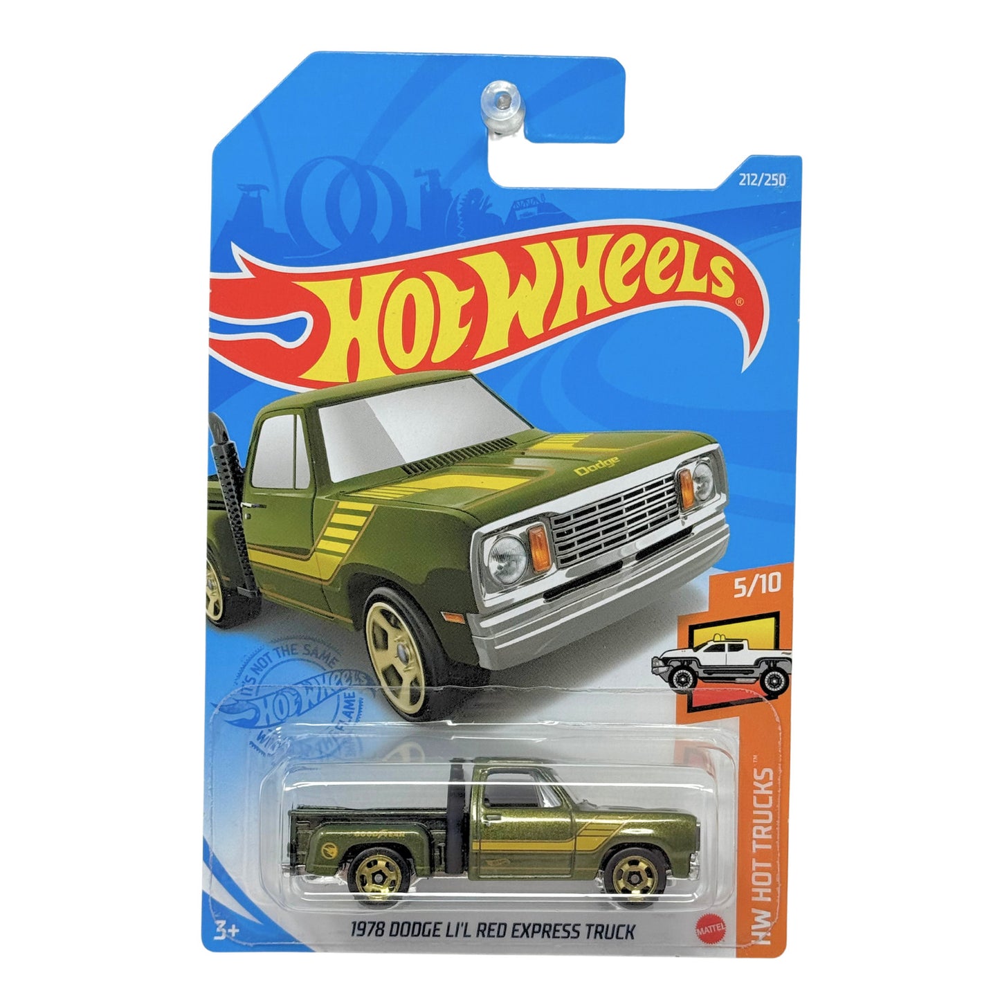 Hot Wheels Hot Trucks 1978 Dodge Li’l Red Express TREASURE HUNT 1:64 Diecast