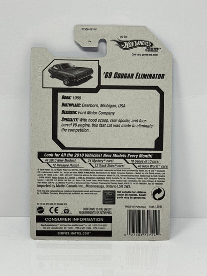 Hot Wheels Muscle Mania Mercury Cougar Eliminator 1:64 Diecast Factory Sealed