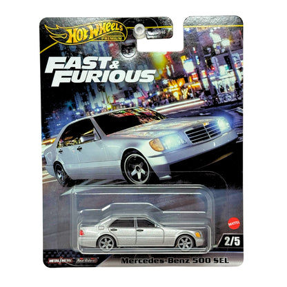 Hot Wheels Premium Fast & Furious Mercedes-Benz 500 SEL 1:64 Diecast