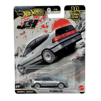 Hot Wheels Premium Japan Historics 5 1988 Honda CRX 1:64 Diecast