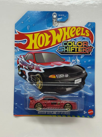 Hot Wheels Color Shifters Nissan Skyline GT-R R32 1:64 Diecast