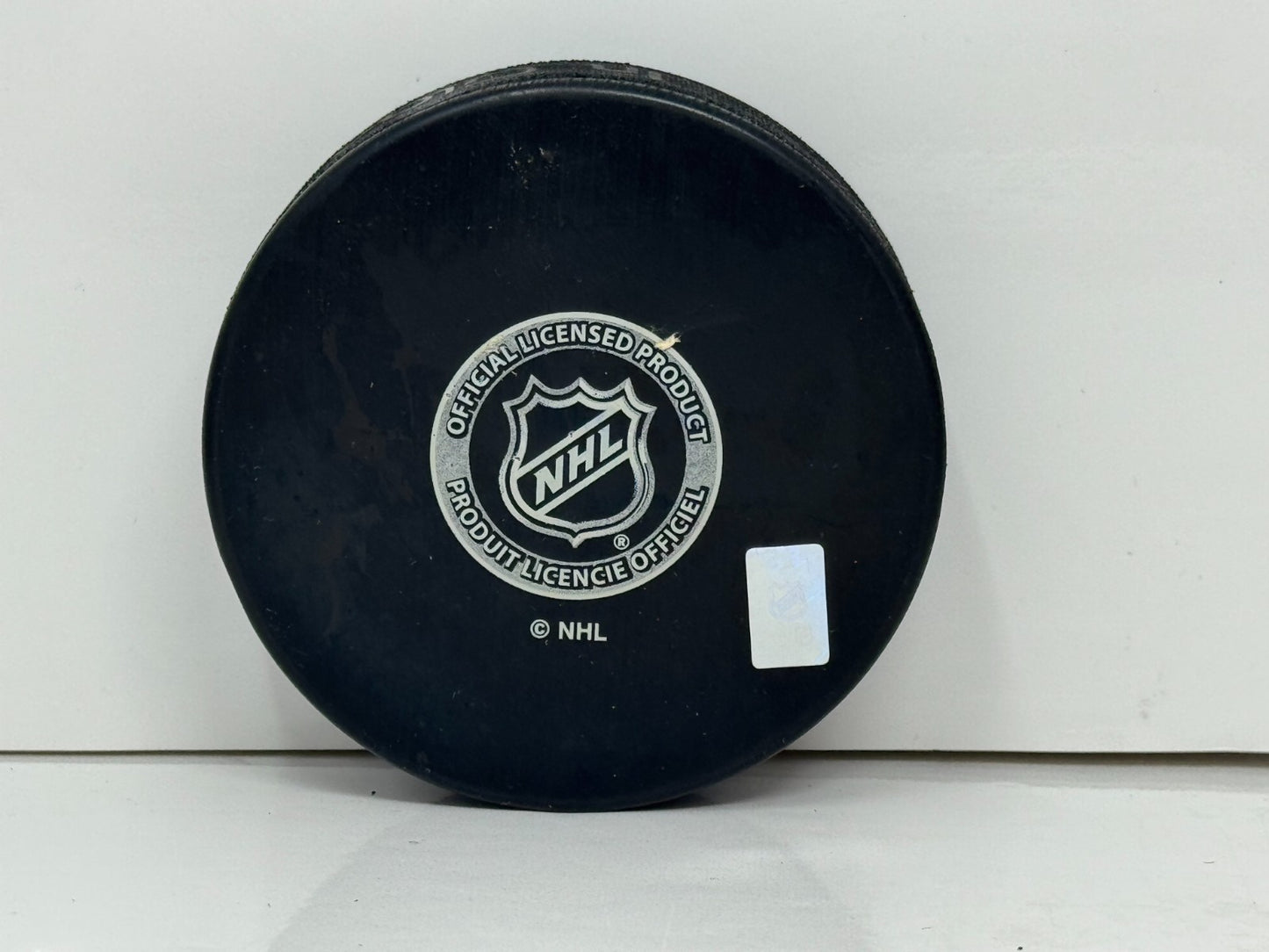 Dion Phaneuf Toronto Maple Leafs Signed NHL Autograph Puck Silver Auto