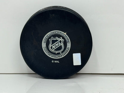 Dion Phaneuf Toronto Maple Leafs Signed NHL Autograph Puck Silver Auto