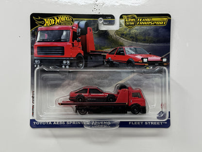 Hot Wheels Premium Team Transport #84 Toyota AE86 Sprinter Trueno 1:64 Diecast