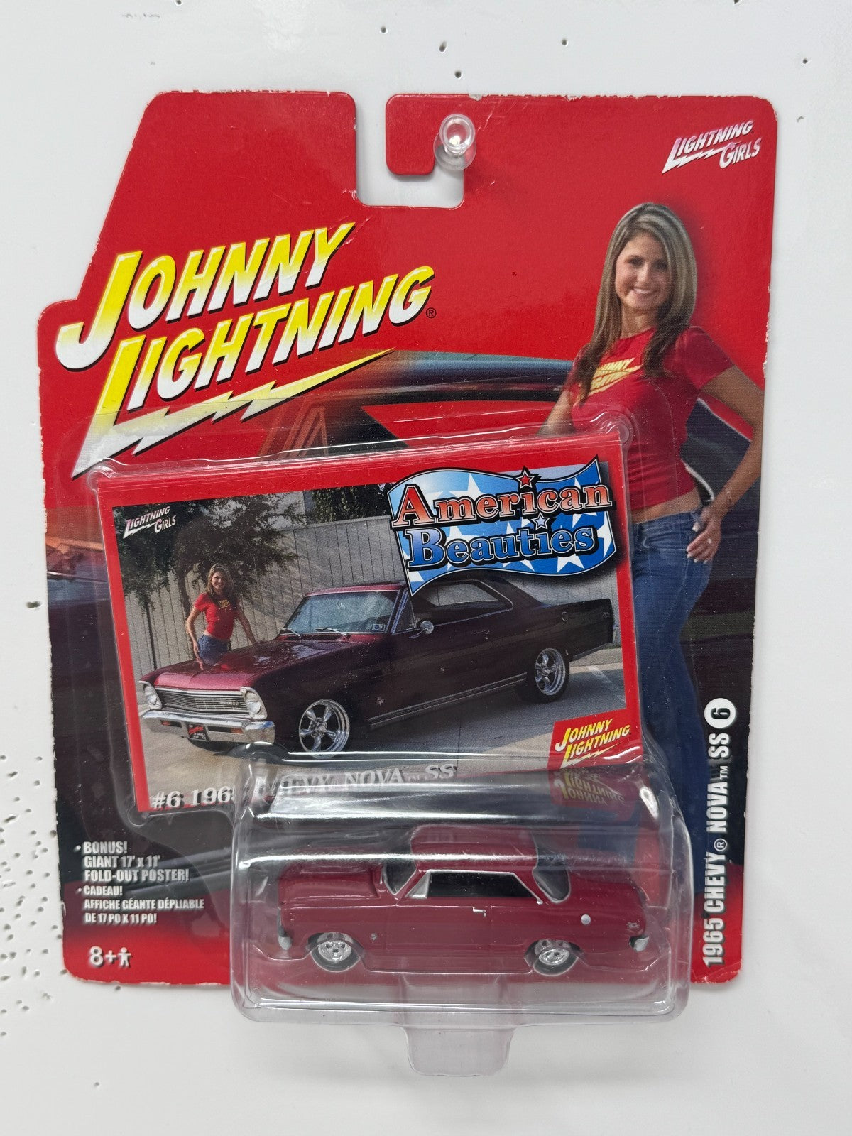 Johnny Lightning American Beauties 1966 Chevy Nova SS 1:64 Diecast