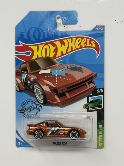 Hot Wheels Super Treasure Hunt Mazda RX-7 Speed Blur 1:64 Diecast STH