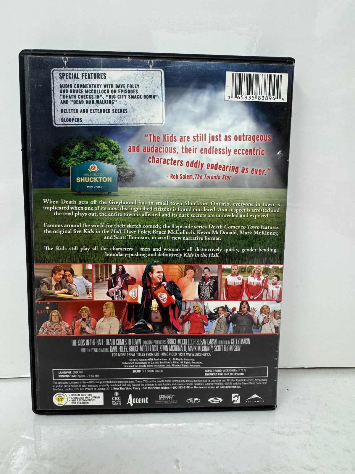 The Kids In the Hall: Death Comes to Town (DVD) Comedy Good Condition!!!