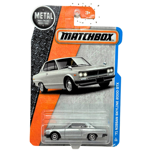 Matchbox 1971 Nissan Skyline 2000 GTX 1:64 Diecast