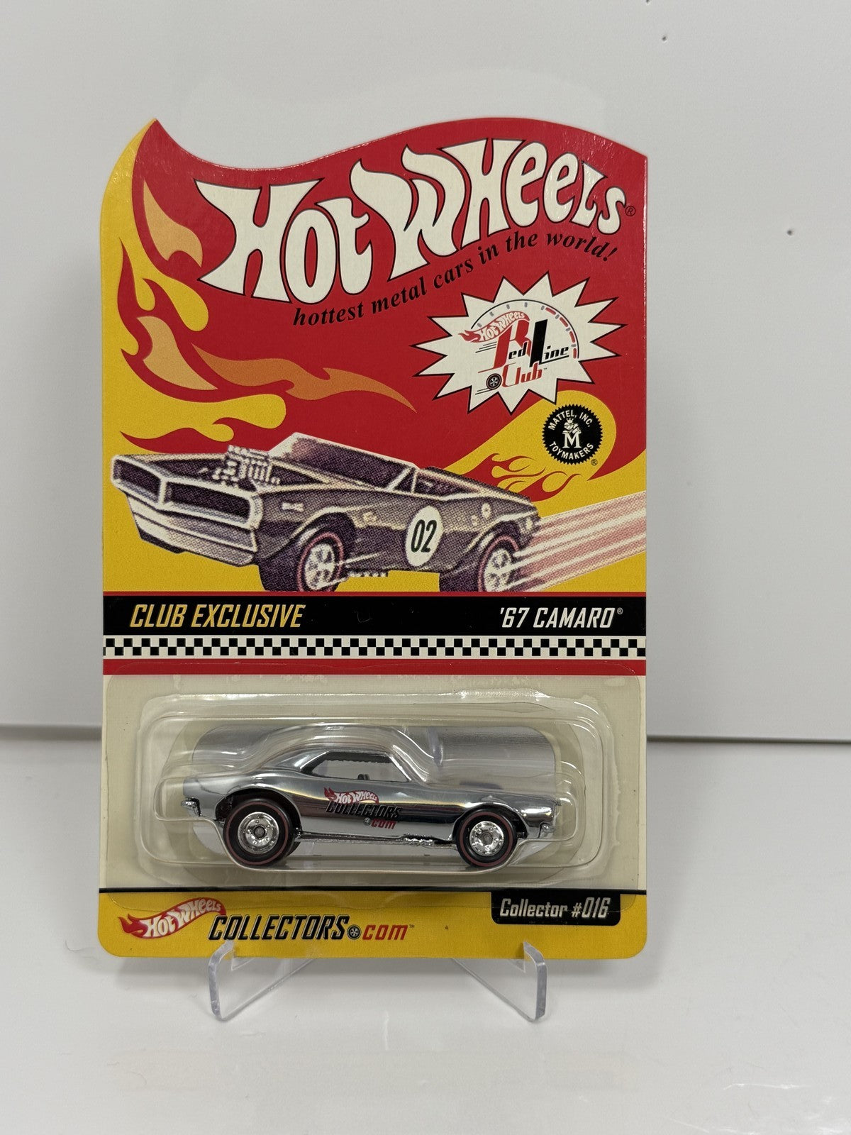 Hot Wheels RLC Red Line Club 1967 Camaro Club Exclusive Collector 016 1:64 Diecast
