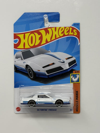 Hot Wheels Muscle Mania 1984 Pontiac Firebird 1:64 Diecast White