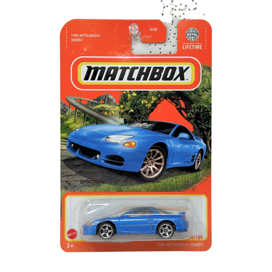 Matchbox 1994 Mitsubishi 3000GT 1:64 Diecast Blue