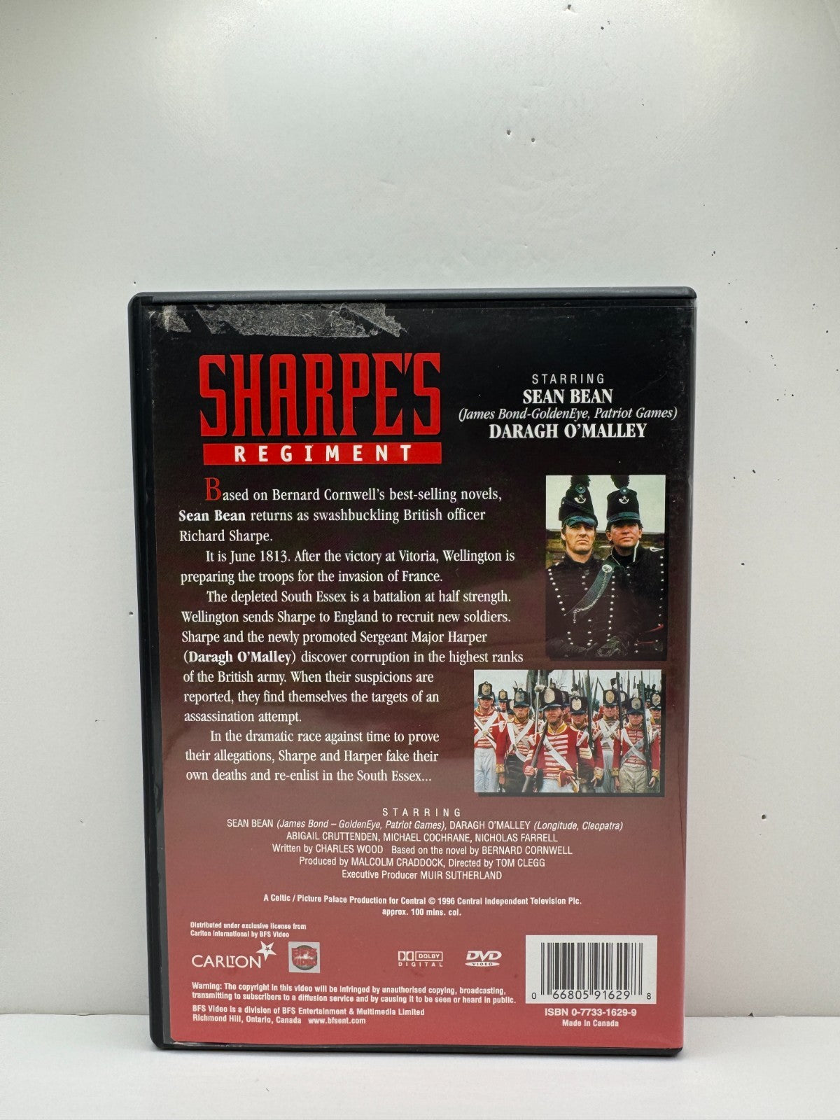 Sharpe's Regiment (DVD) Sean Bean War