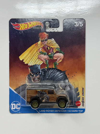 Hot Wheels Premium DC Batman Land Rover Defender 110 Hard Top 1:64 Diecast