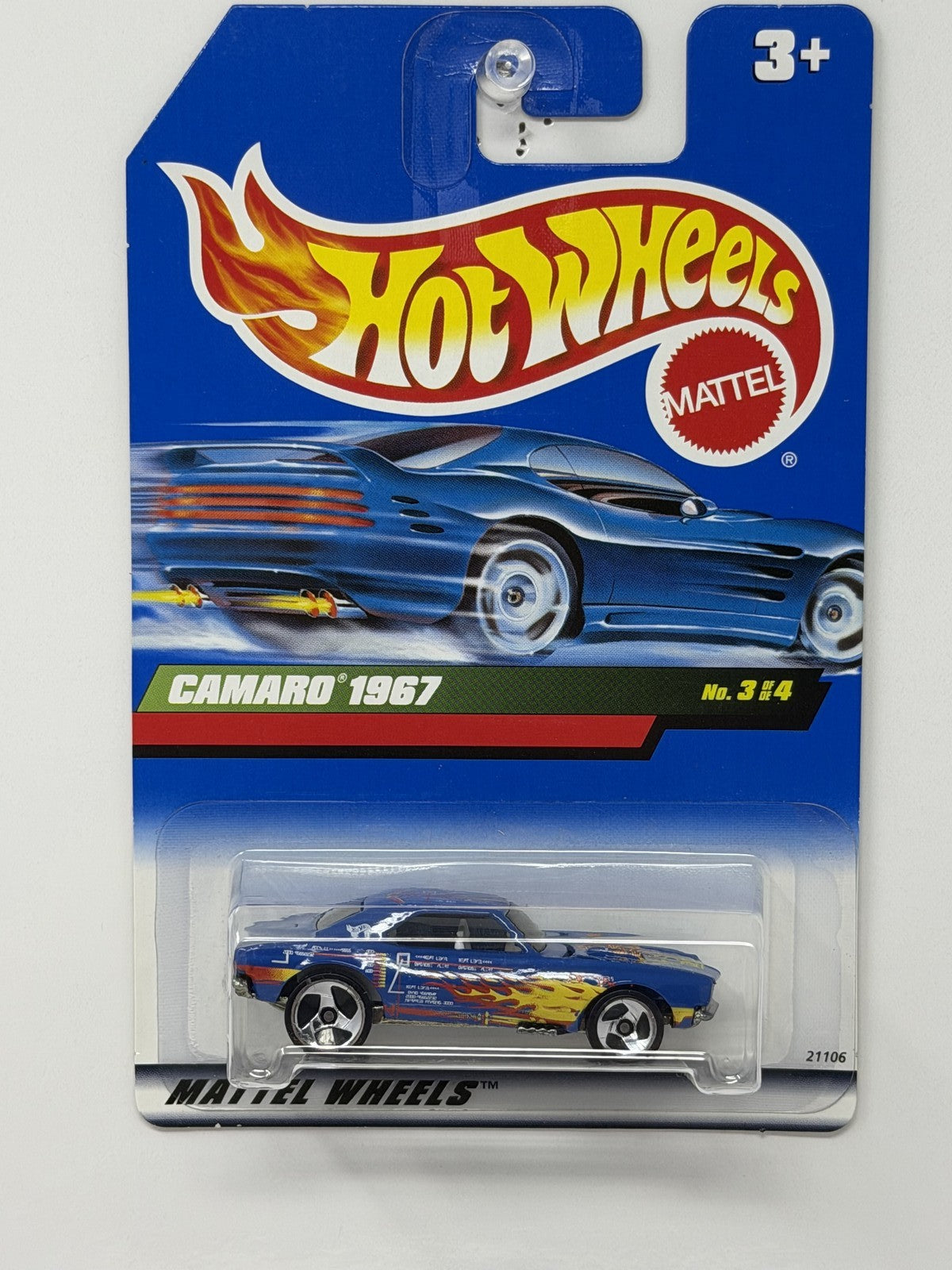 Hot Wheels X-Ray Cruiser Series 1967 Chevrolet Camaro 1:64 Diecast Blue