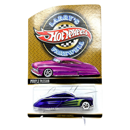 Hot Wheels Larry Wood's Farewell Purple Passion 1:64 Diecast 3857/5000