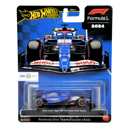 Hot Wheels Premium Formula 1 Visa Cash App RB F1 Team #22 1:64 Diecast