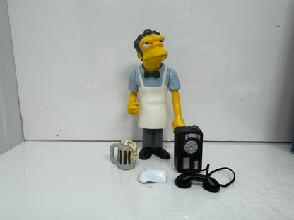 Simpsons World of Springfield Moe’s Tavern Regulars Set Playmates Diorama