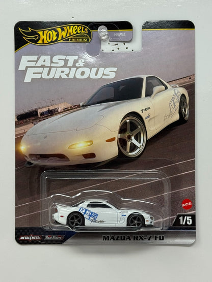 Hot Wheels Premium Fast & Furious Mazda RX-7 FD 1:64 Diecast