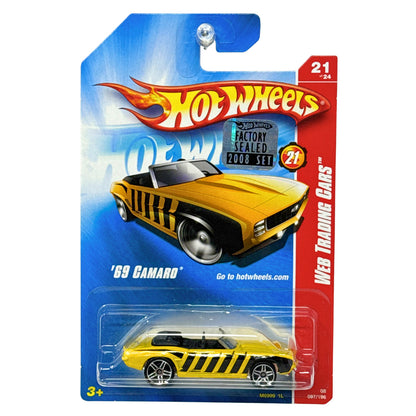 Hot Wheels Web Trading Cars 1969 Chevrolet Camaro 1:64 Diecast Factory Sealed V2