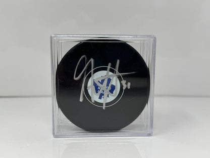 Garret Sparks Toronto Maple Leafs Signed NHL Autograph Puck Silver Auto