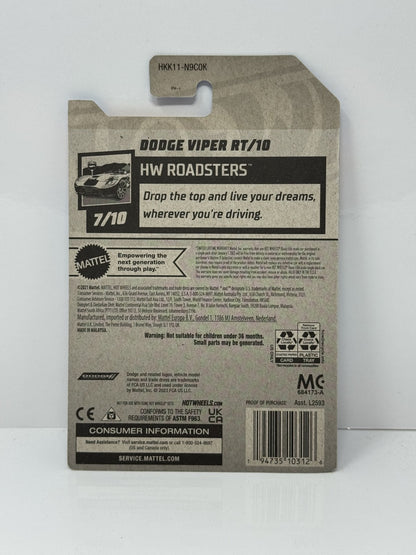 Hot Wheels HW Roadsters Dodge Viper RT-10 Purple 1:64 Diecast