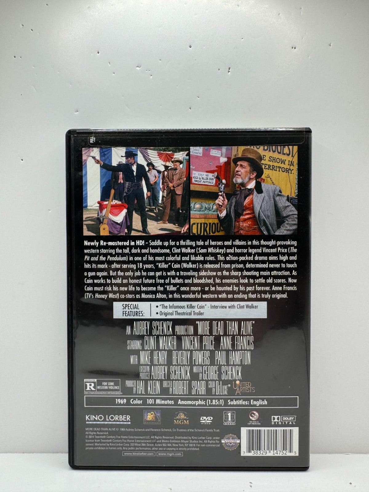 More Dead Than Alive (DVD) Western Kino Lorber