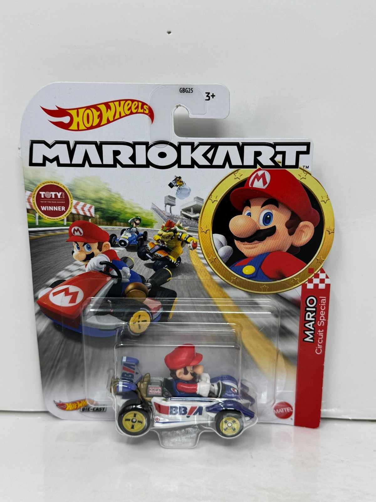 Hot Wheels Mario Kart Mario Circuit Special 1:64 Diecast