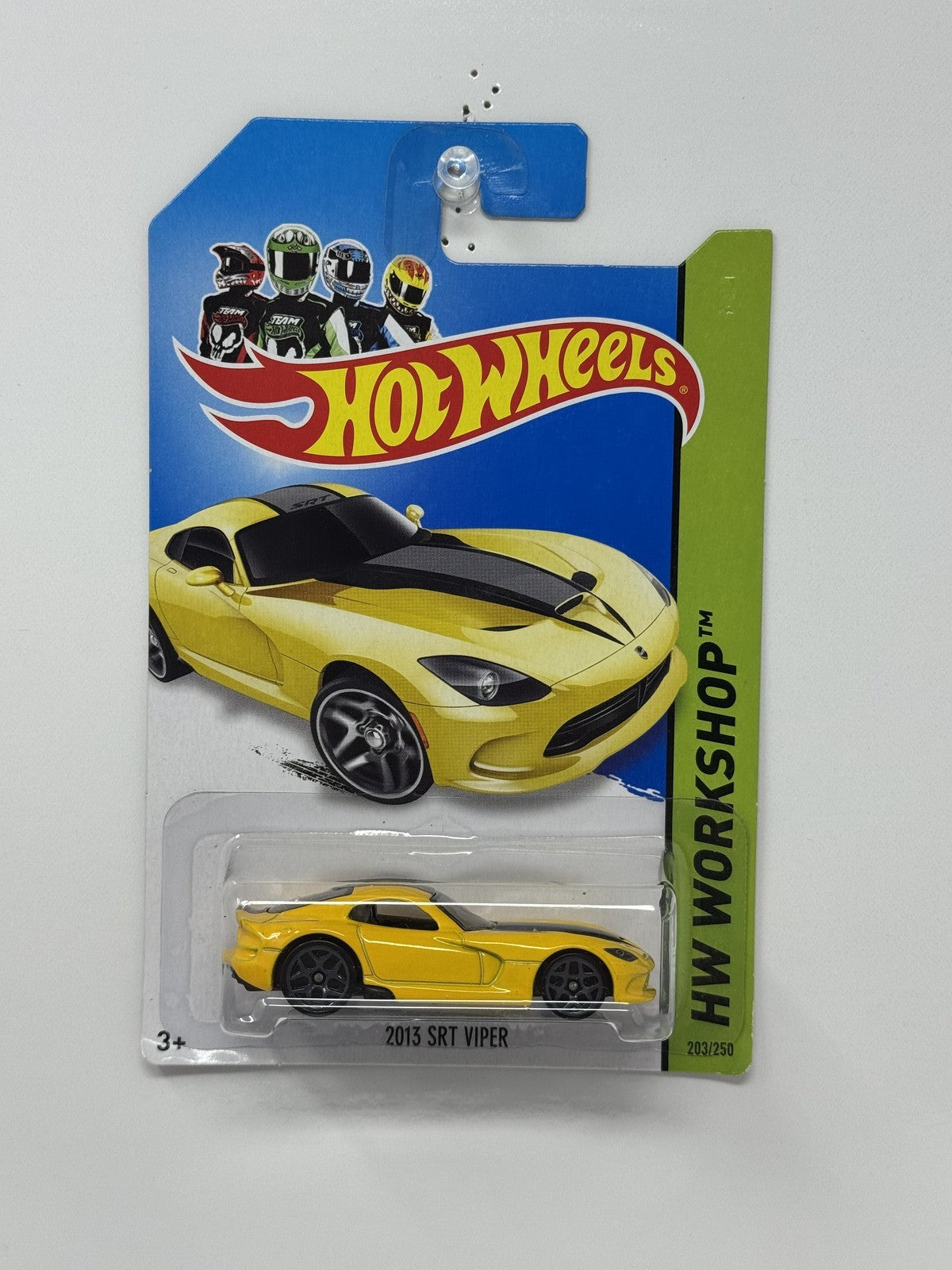 Hot Wheels HW Workshop 2013 SRT Viper 1:64 Diecast Yellow