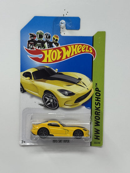 Hot Wheels HW Workshop 2013 SRT Viper 1:64 Diecast Yellow