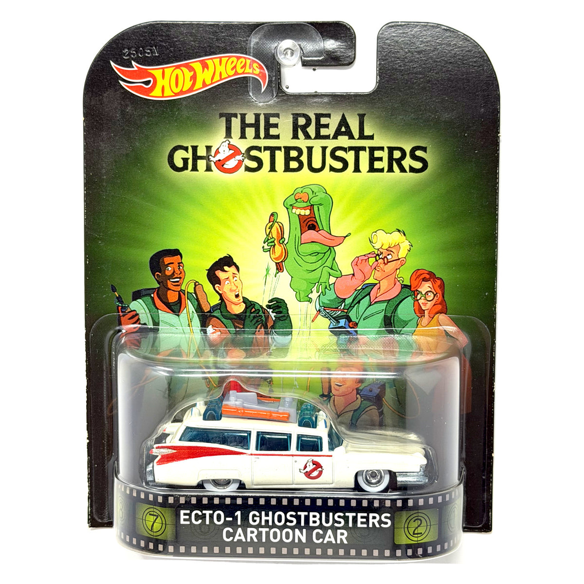 Hot Wheels Retro Entertainment Real Ghostbusters Ecto-1 Cartoon Car 1:64 Diecast