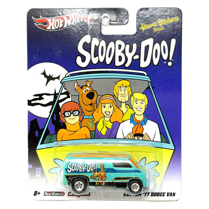 Hot Wheels Scooby-Doo Custom 1977 Dodge Van 1:64 Diecast Real Riders