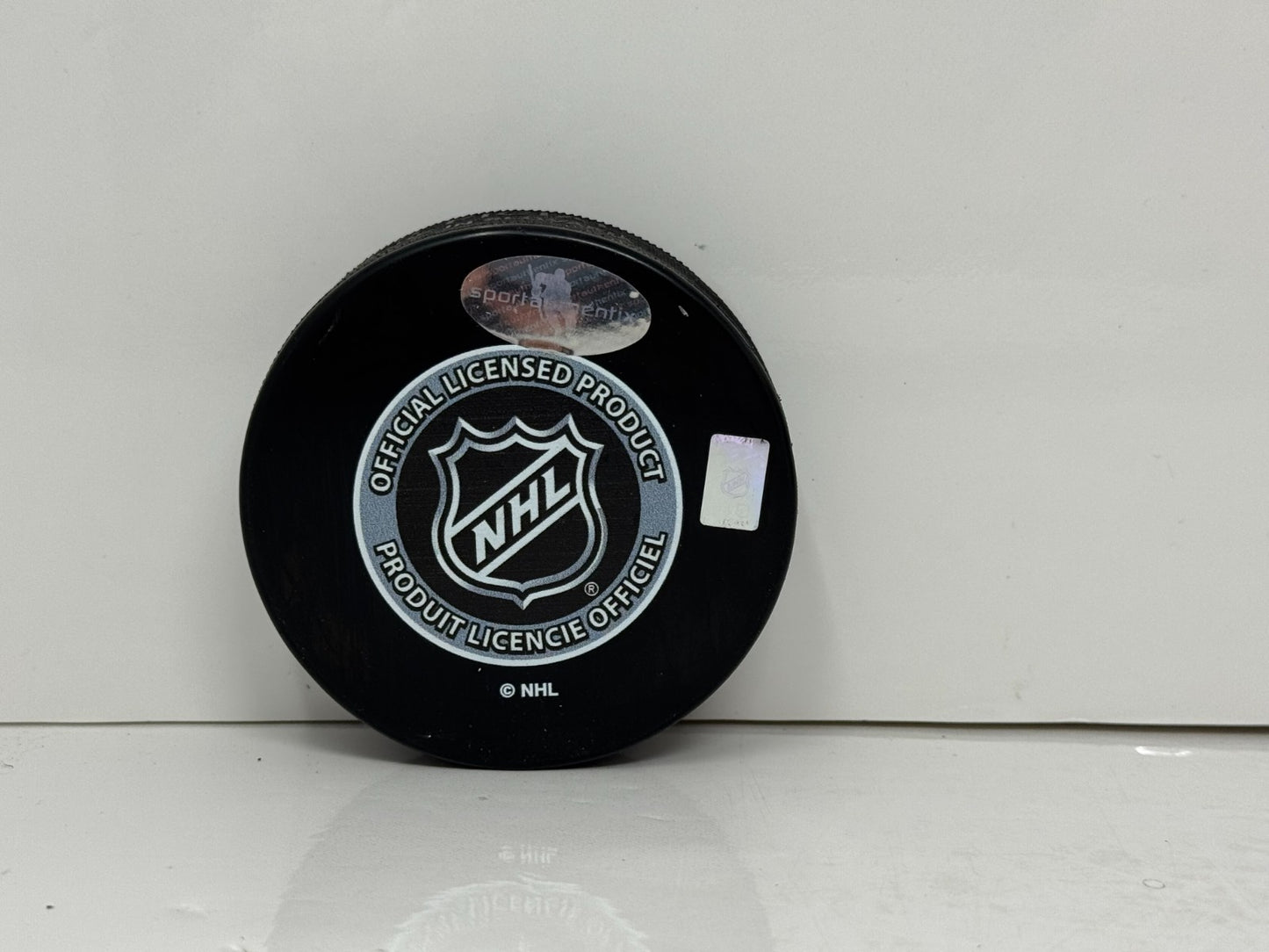 Johnny Bower Toronto Maple Leafs Signed NHL Autograph Puck Silver Auto