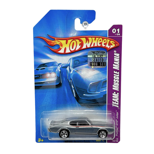 Hot Wheels Team Muscle Mania Pontiac GTO Judge 1:64 Diecast Factory Sealed