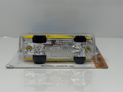 Hot Wheels Muscle Mania 1969 Dodge Charger 500 1:64 Diecast Yellow