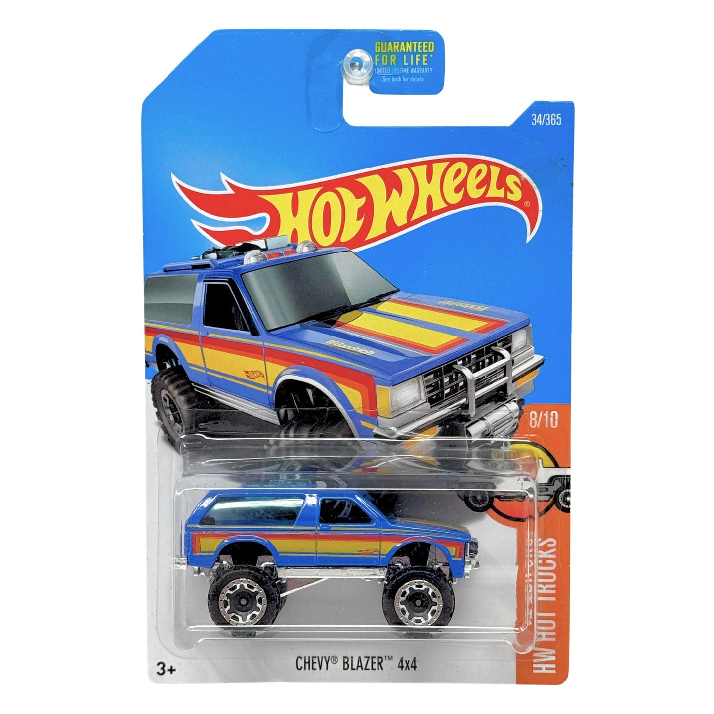 Hot Wheels Hot Trucks 1989 Chevy Blazer 4x4 1:64 Diecast
